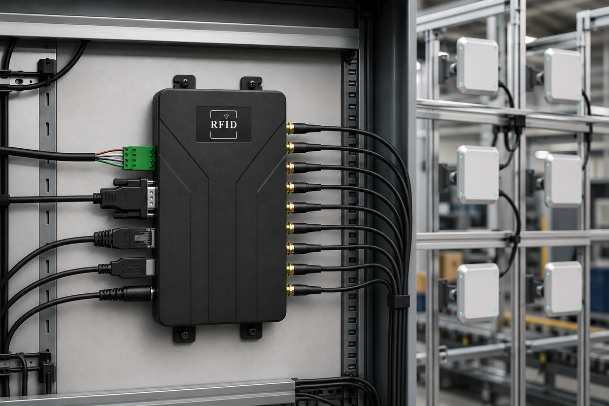 RLF-8P eight-antenna RFID reading system