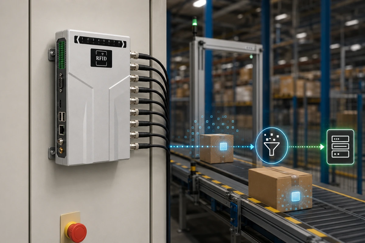 RLF-8PA built-in edge RFID middleware processing