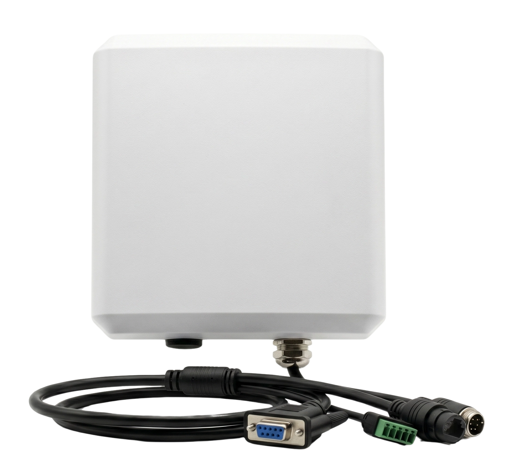 Raylink RLI-6dBi integrated UHF RFID reader with built-in circularly polarized antenna and connection cables