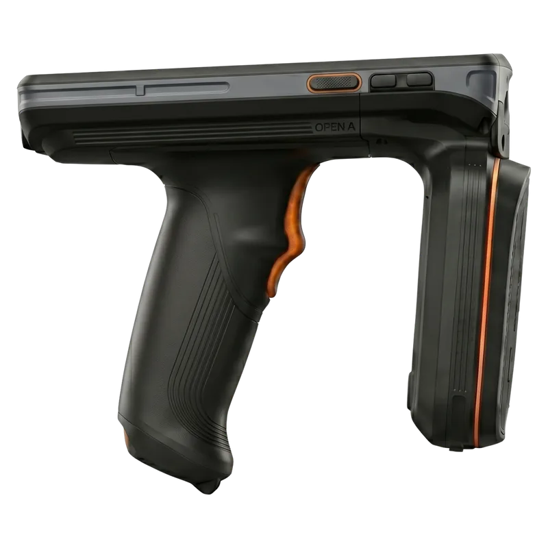 Handheld RFID reader alternate side product view