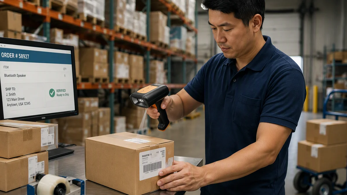 RLRH-35 packing and shipping verification application