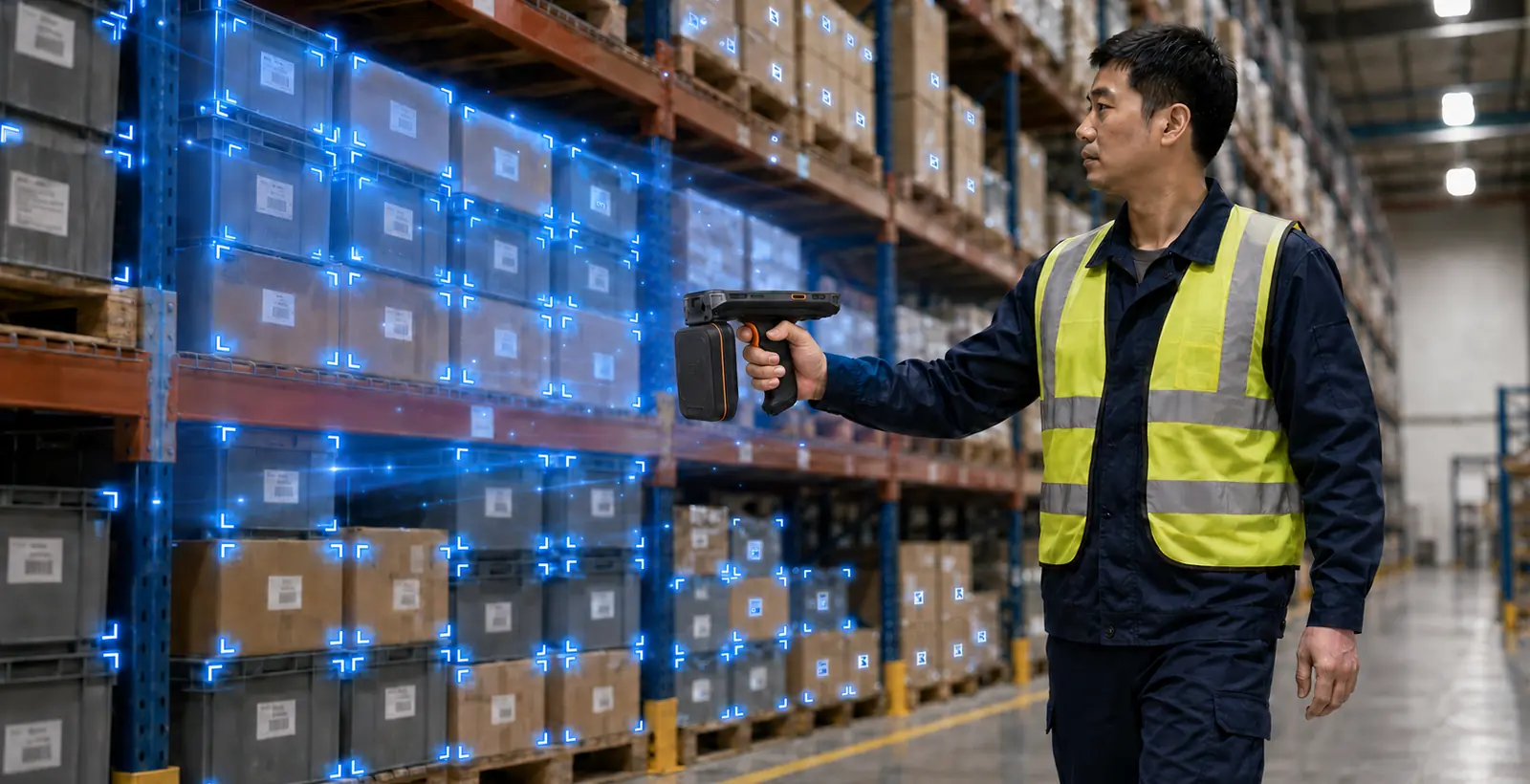 Fast RFID batch warehouse inventory after adopting RLRH-50