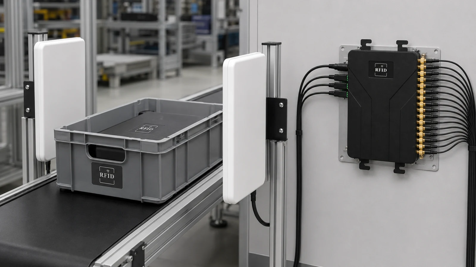 RLF-16P industrial I/O and host interface connection