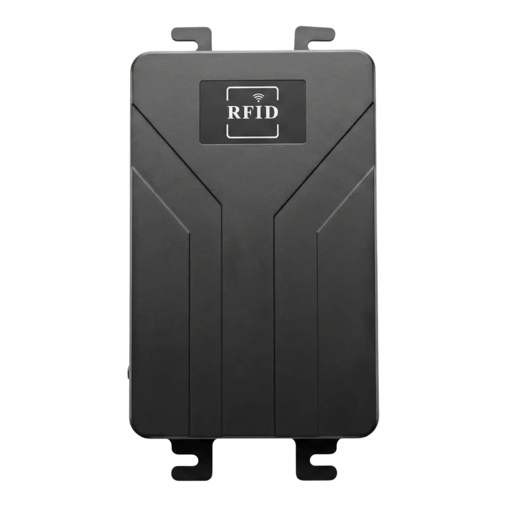RLF-4P fixed RFID reader front housing transparent product view