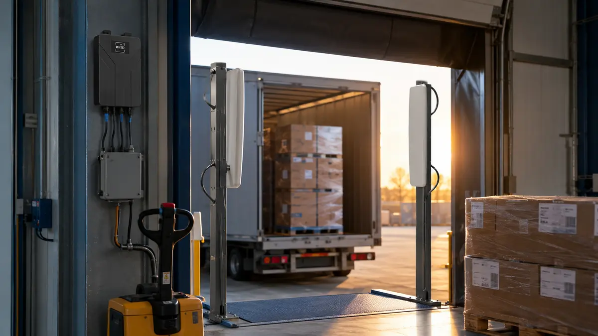 RLF-4P inbound and outbound logistics RFID checkpoint