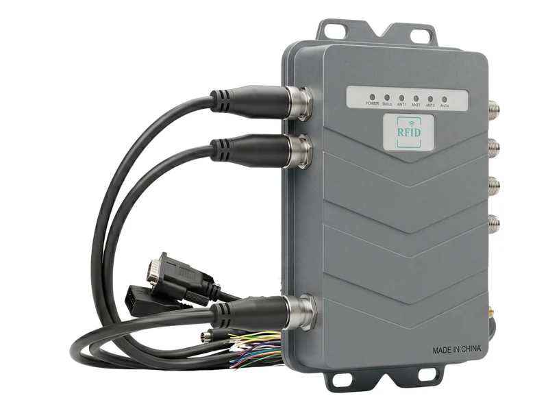 RLFL-4P with aviation connectors, communication leads and I/O wiring