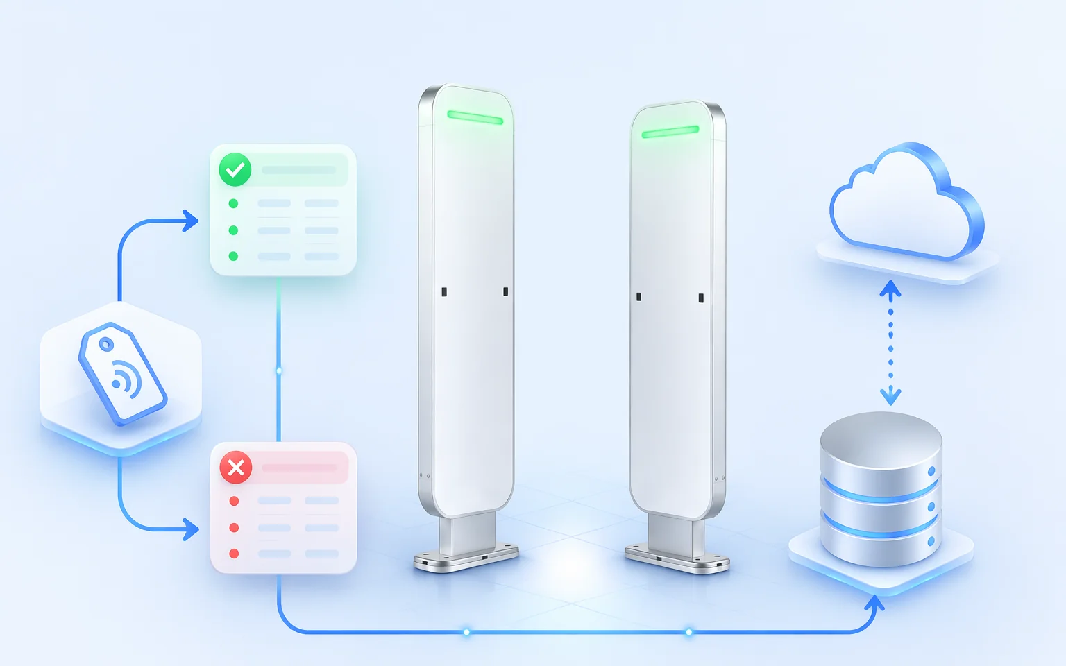 Local authorization list, event cache and alarm-control workflow