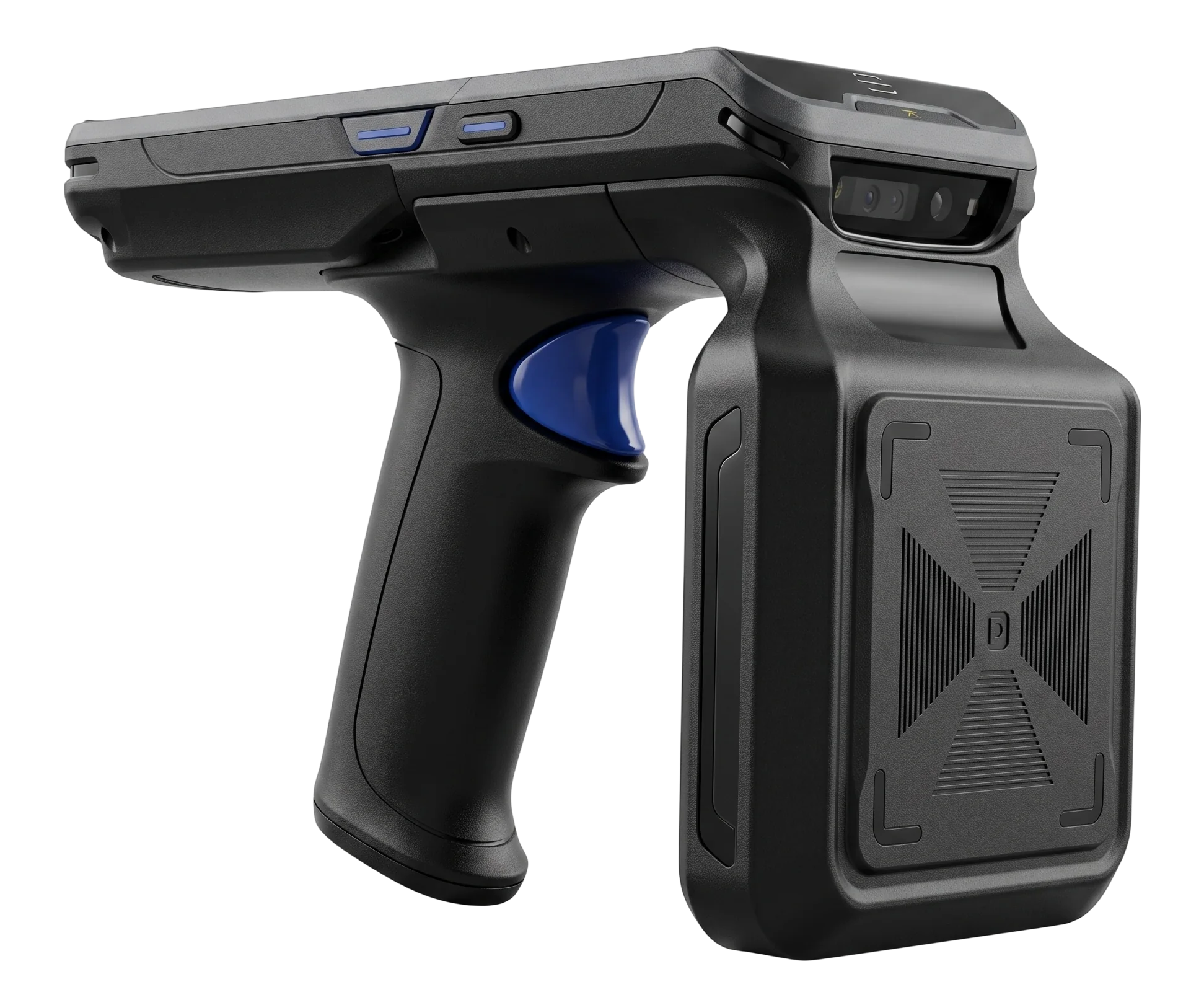 Raylink RLRH-20 UHF handheld RFID reader with pistol grip and circularly polarized antenna