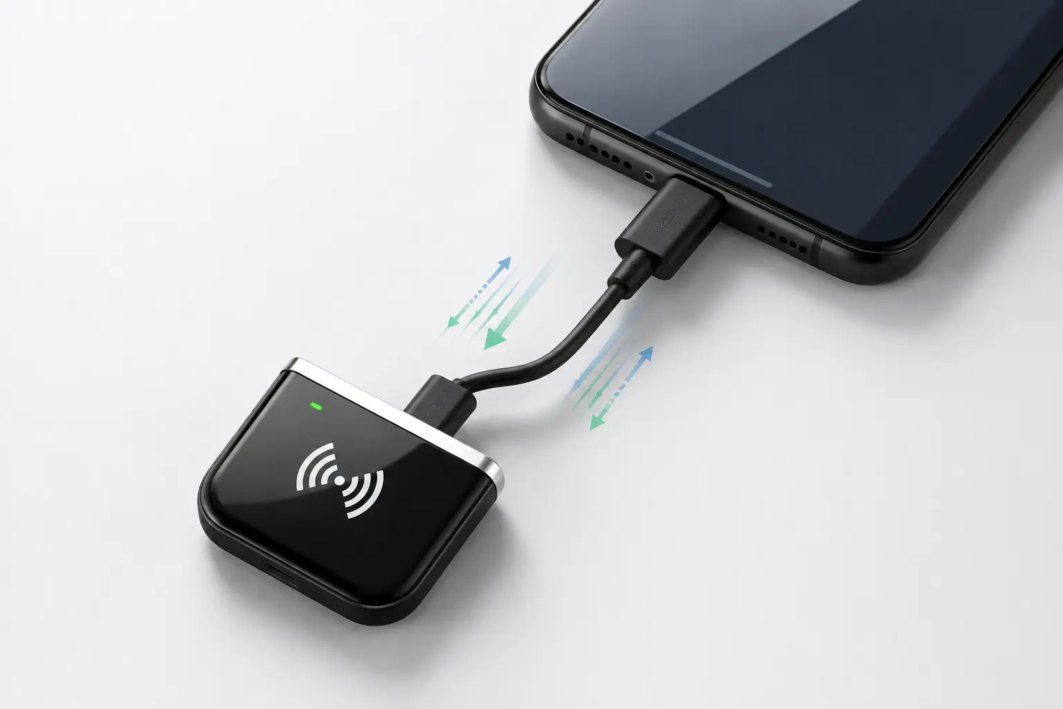RLU-01 USB Type-C RFID reader connection to a host device
