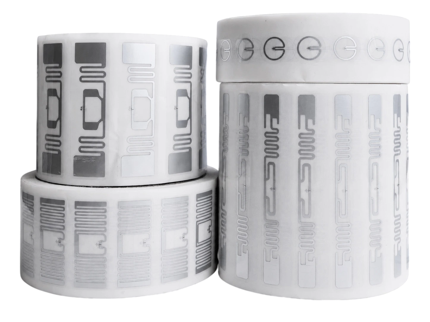 Raylink UHF RFID inlay rolls with printed antenna patterns